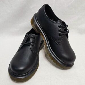 Doc Dr Martens Junior Softy T 1461J Leather Oxford Shoes Black Size US 12 EU 29